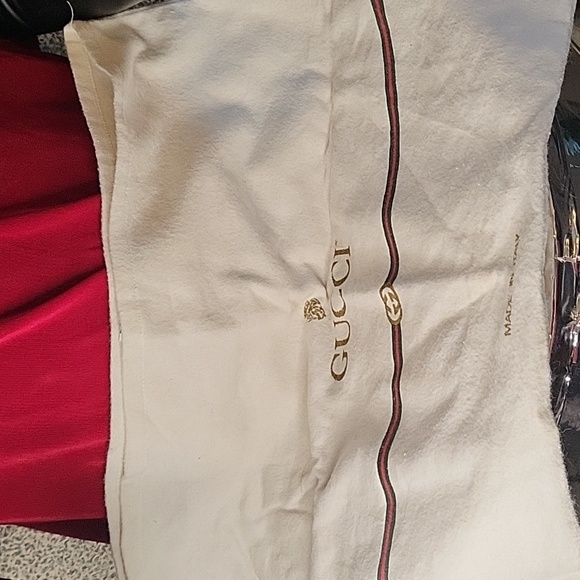 Vintage Gucci Large Clutch With Extras - Picture 12 of 15